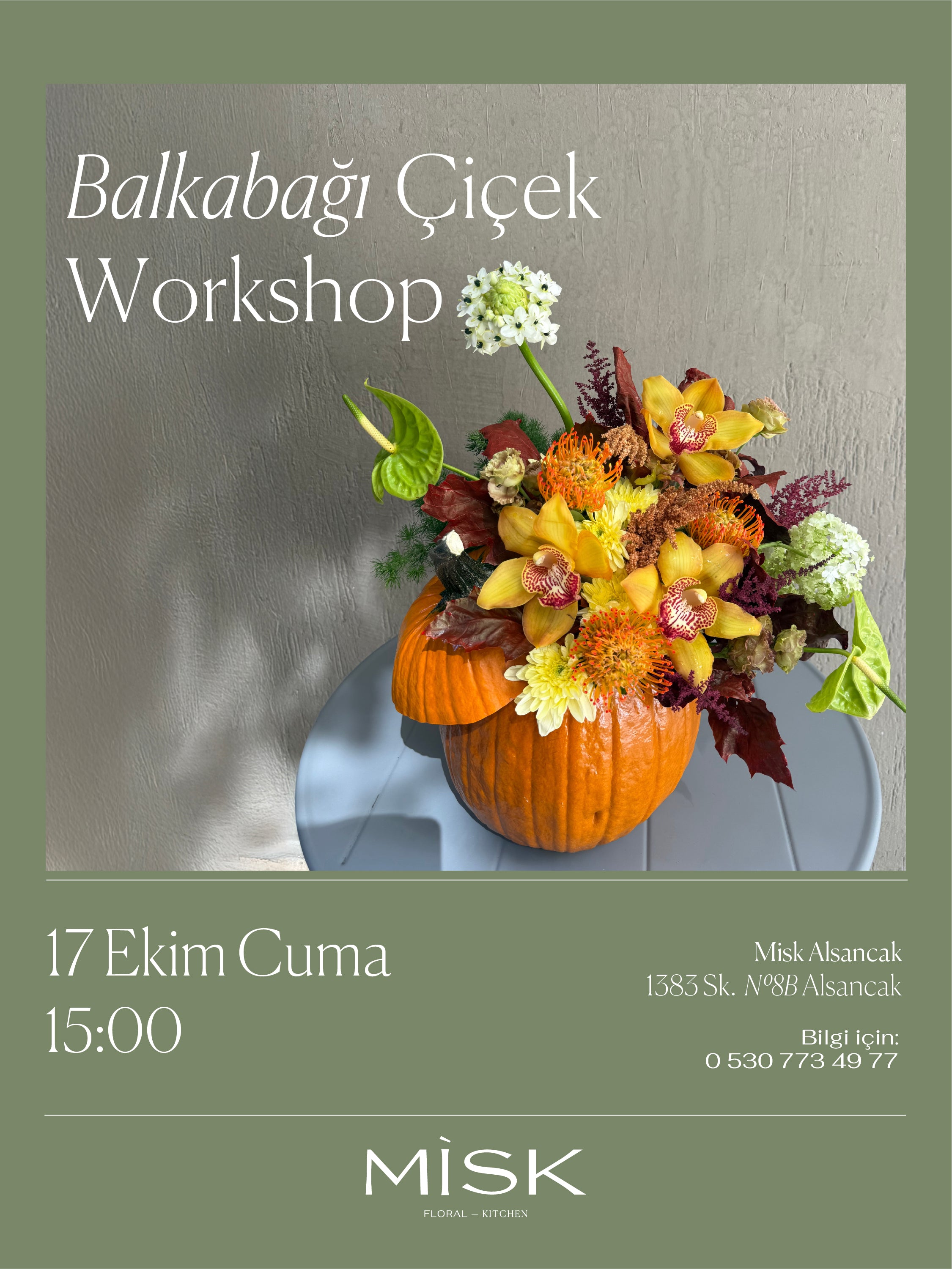 Balkabağı Çiçek Workshop